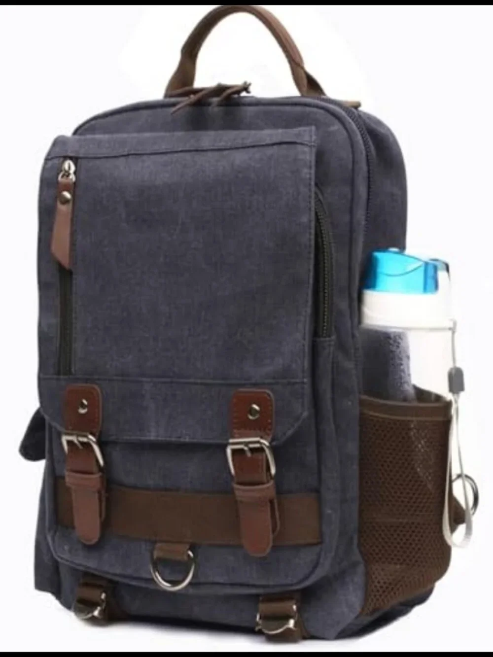 Canvas Crossbody Messenger Sling Bag Travel Shoulder Backpack